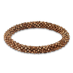 Armband aus facettierten Glasperlen