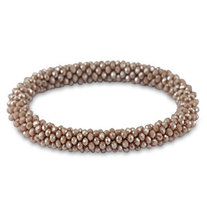 Armband aus facettierten Glasperlen