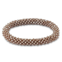 Armband aus facettierten Glasperlen