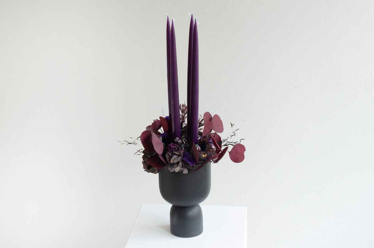 Adventsschale dark violett | lila