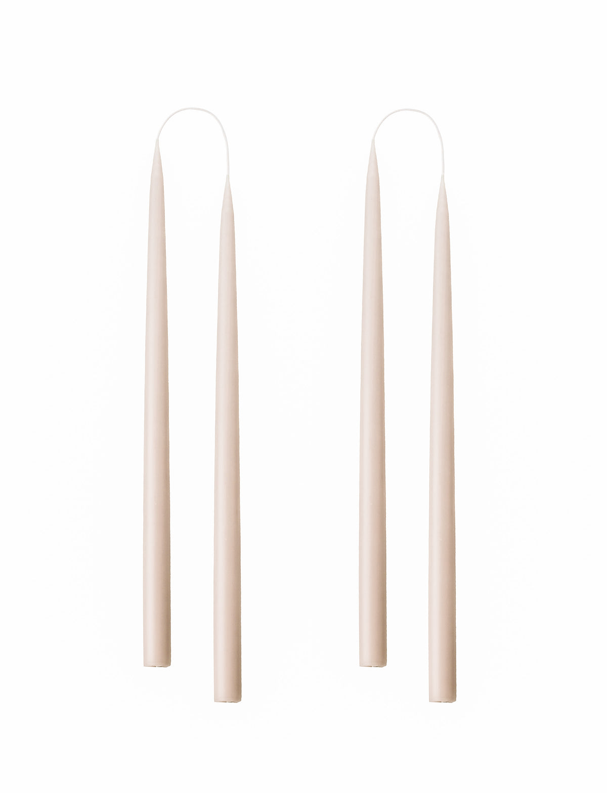Stabkerzen 2er Set | nude