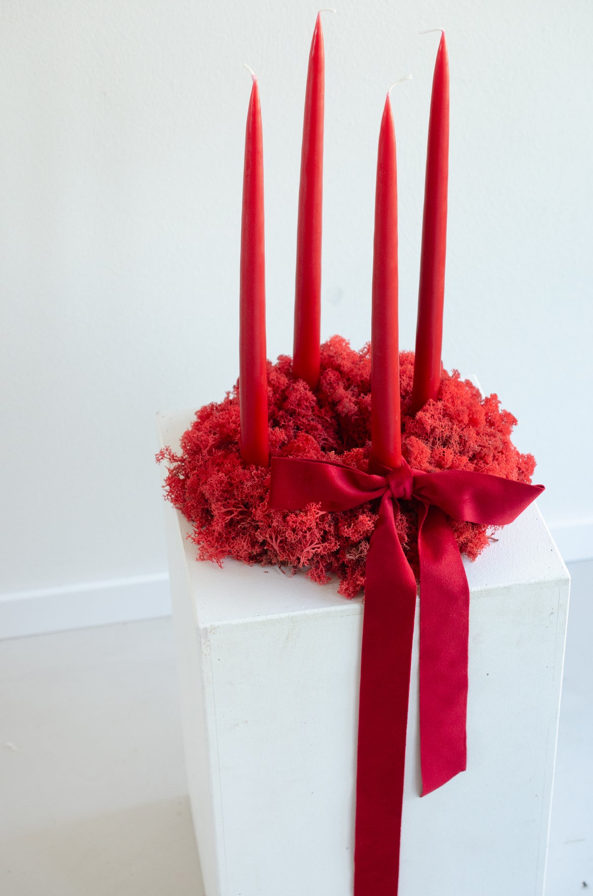 Adventskranz Red Velvet | rot