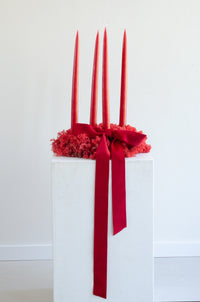 Adventskranz Red Velvet | rot
