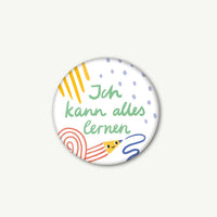 Magnet mit Affirmation zum Schulanfang