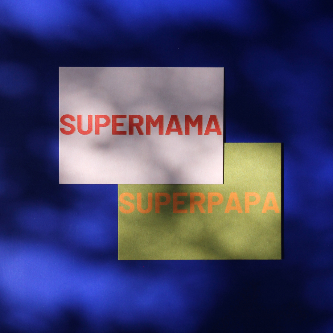 Postkarte - SUPERMAMA