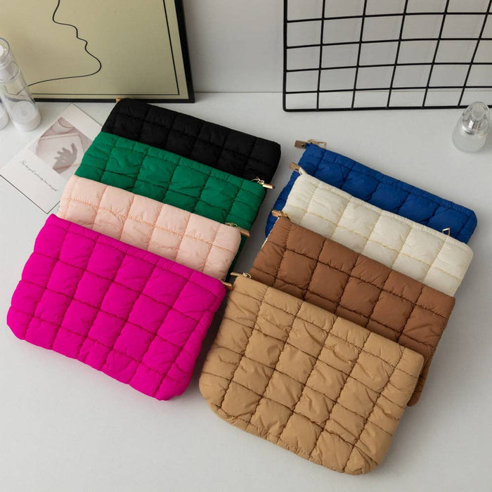 Gesteppte Puffer Clutch