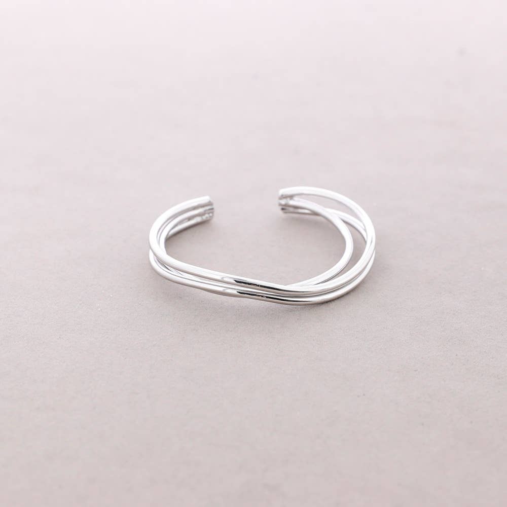 Metallarmband, silber