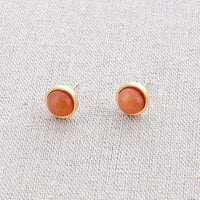 Ohrringe, Stecker mit Stein