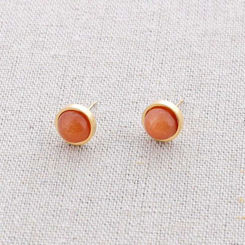 Ohrringe, Stecker mit Stein