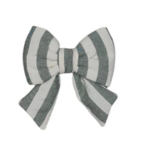 Gepolsterte Schleife aus Baumwolle mit Streifen | S