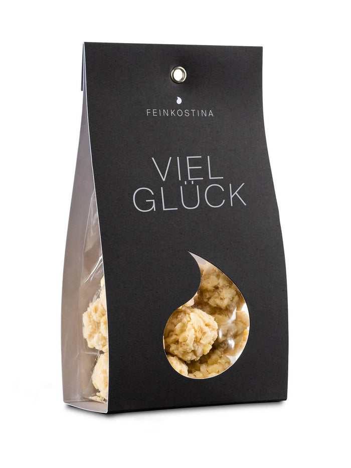 Viel Glück - Haselnuss Trüffel mit Vollmilchschokolade
