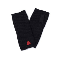 Handschuhe, Stulpen mit rotem Herz