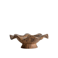 Dekorative Schale mit wellenförmigem Rand