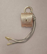 Taschenanhänger, Leder-Ohrhörerhalter