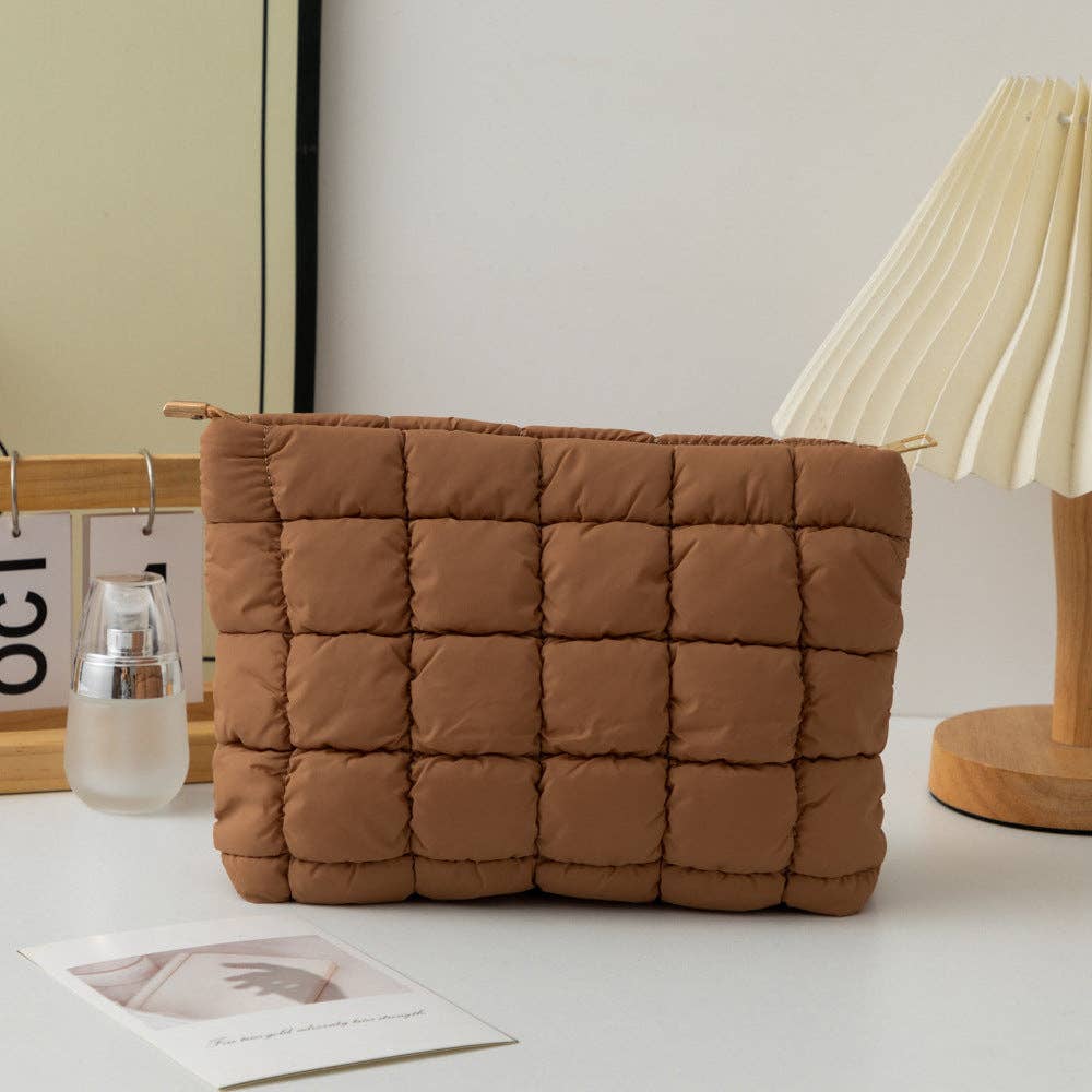 Gesteppte Puffer Clutch