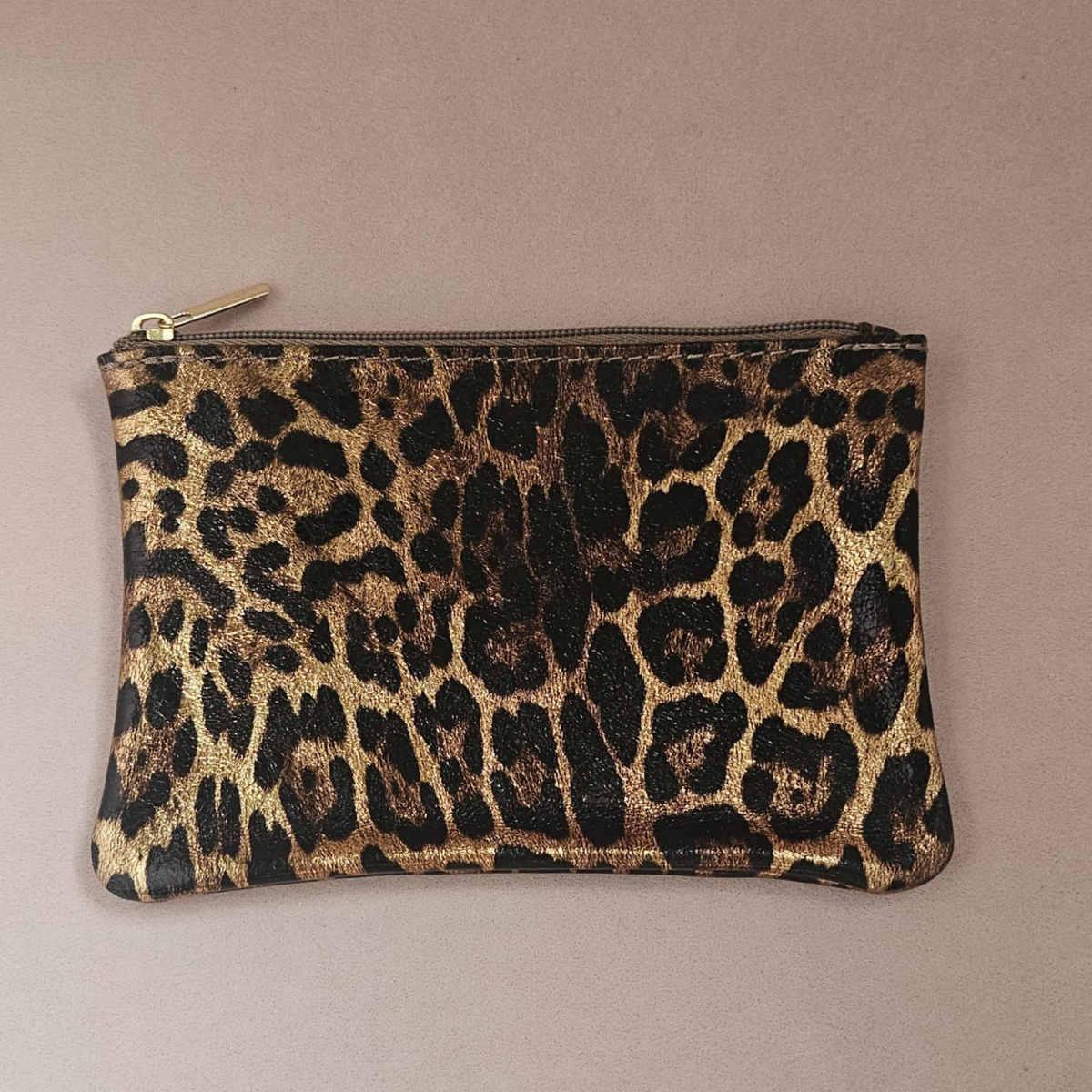 Ledertasche mit Reißverschluss