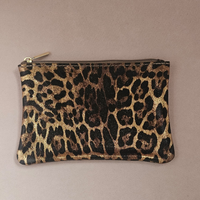 Ledertasche mit Reißverschluss