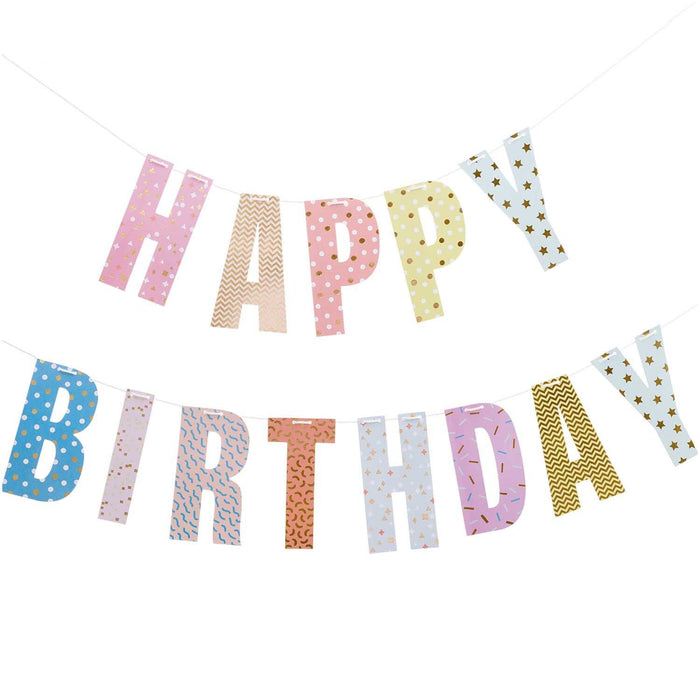 Girlande Happy Birthday