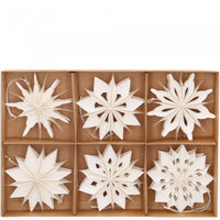 Sterne aus Papier 6er Pack