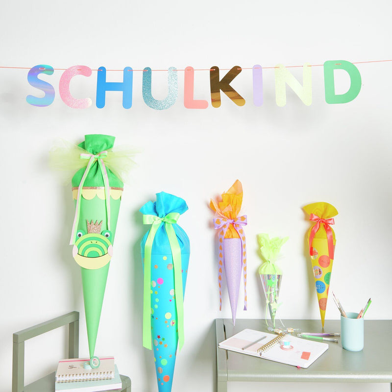 Schultüten Rohling Mini / Silber