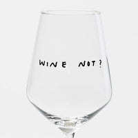 Weinglas "Wine Not" by Johanna Schwarzer × selekkt