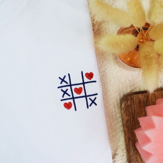 T-shirt weiss | tic tac toe