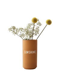Design Letters Mini Vase | sunshine