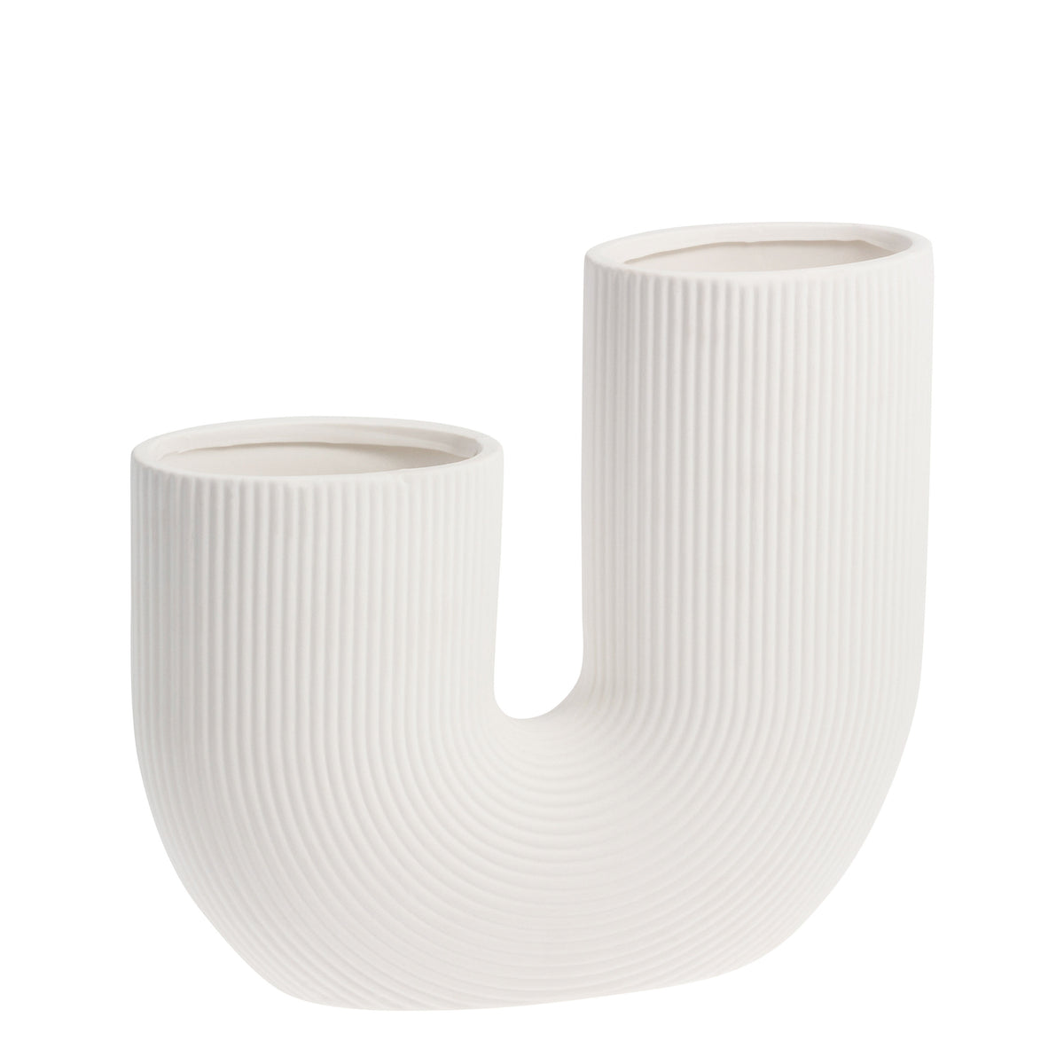 Vase Stråvalla aus Keramik | weiß