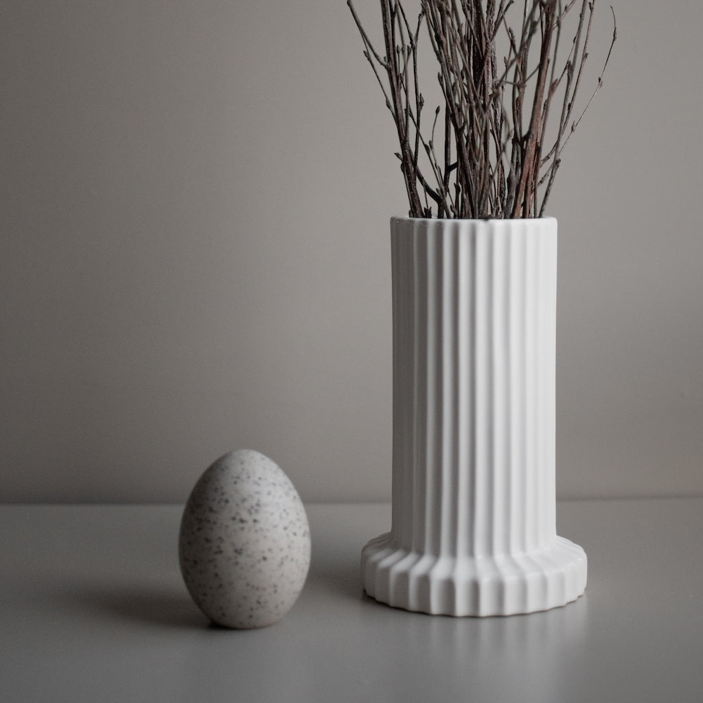 Vase weiß gestreift – Stilarten